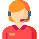 support - RapidIPTV Worldwide Support agent wearing a headset and red shirt, ready to help